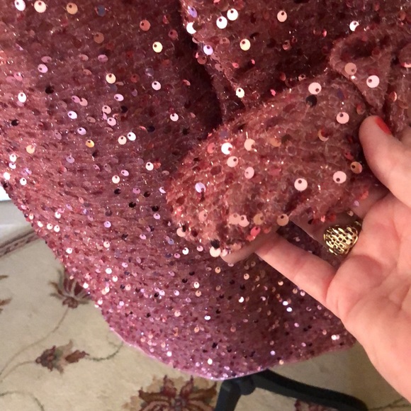 Shein sequined evening dress size 2x Ptp 22” length 36” - Picture 4 of 6